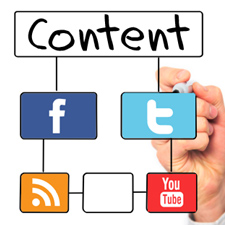 content on social networks